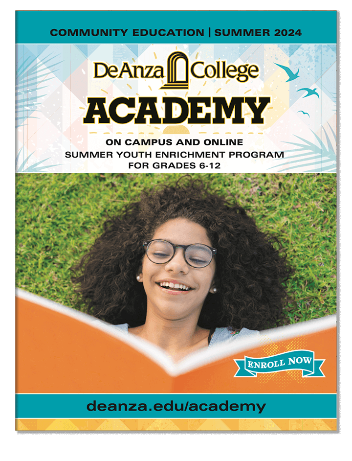 2024 De Anza Summer Academy Catalog cover