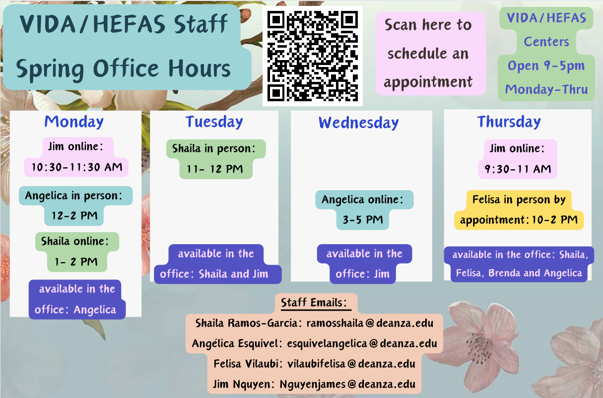 staff hours flyer