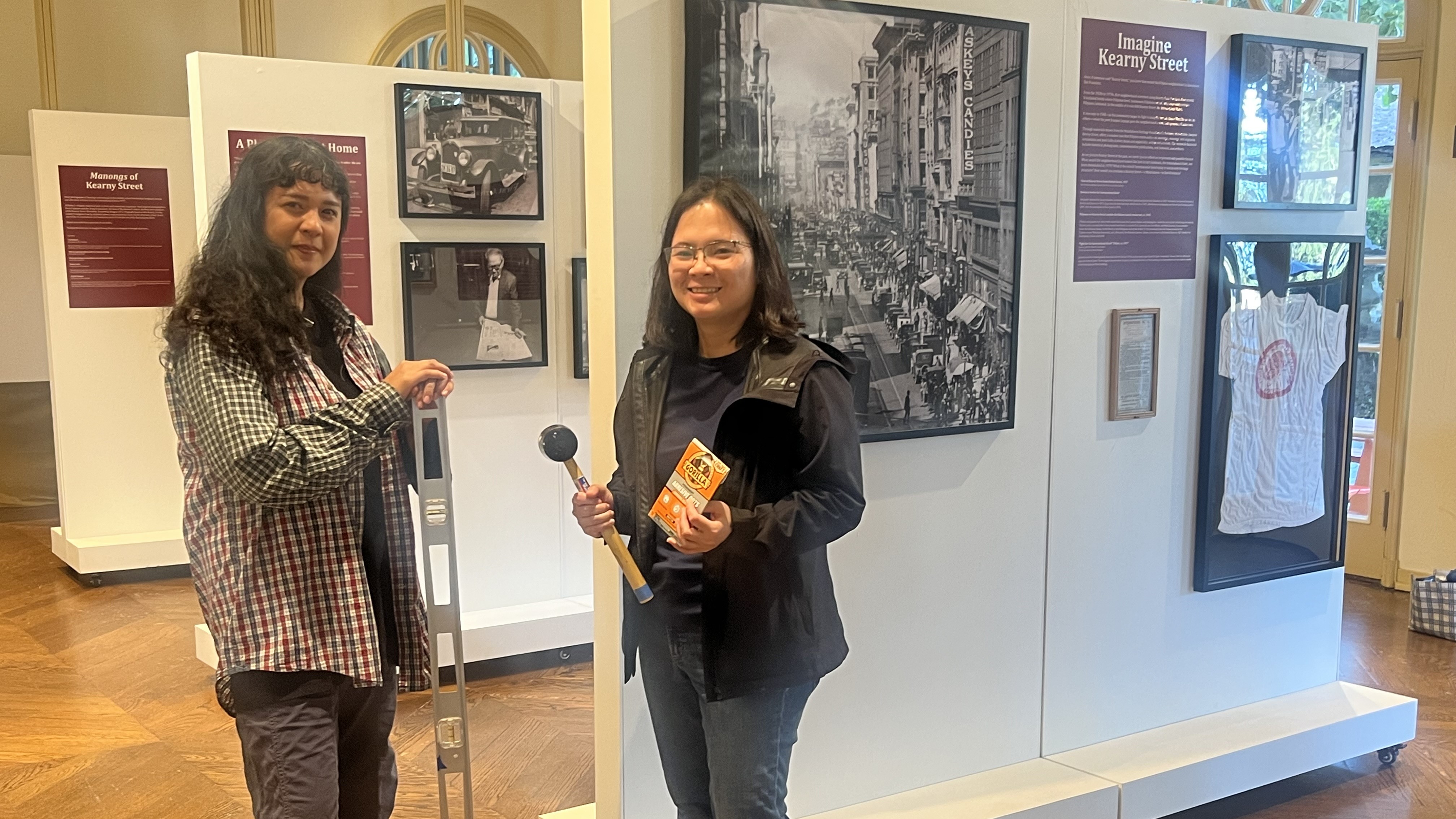 Imagine Kearny Street exhibit was mounted by Manilatown collaborators artist Cat Lauigan and curator Sabrna Oliveros