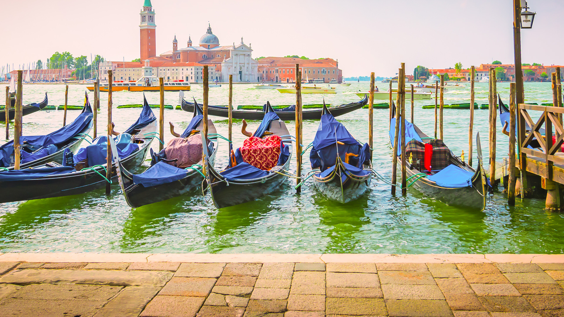 Gondolas in Venice, Italy