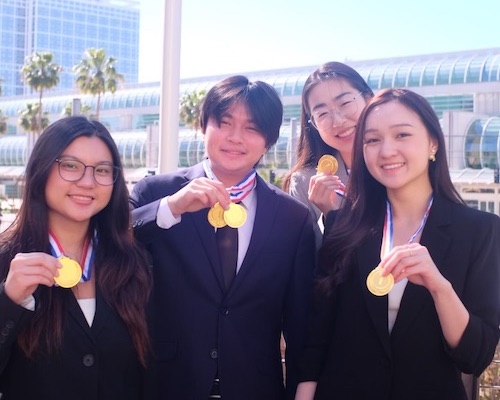students at FBLA competition