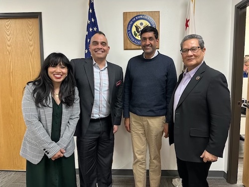 Ellen Kamei, President Torres, Congressman Khanna, Chancellor Lambert