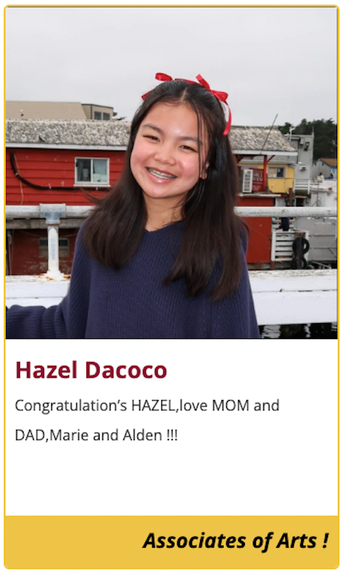 Congrats: Hazel Dacoco